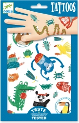 Privremene tetovaže s motivom životinja iz džungle – DJECO