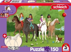 Schmidt puzzle Schleich izlet u prirodu 150 dijelova + figurica