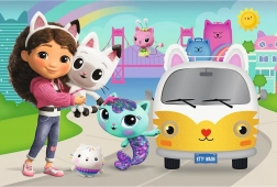 Slagalica Gabinin mačji dom – Gabina i mačje pustolovine 60 dijelova