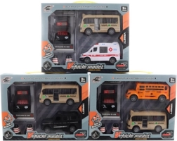 Set automobila na zamašnjak s benzinskom postajom na baterije