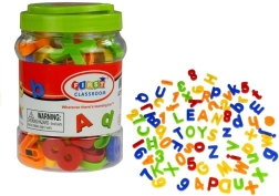 Magnetna slova i brojevi u posudi 78 elemenata