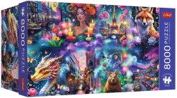 Puzzle Trefl Premium Plus Šareni svijet 8000 dijelova