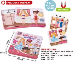 Metalni magnetski set za malu stilisticu 2-u-1