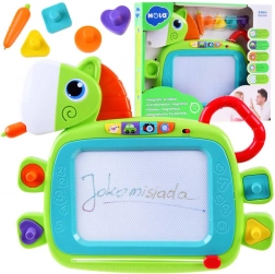 Šarena magična ploča u obliku konjića s pečatima