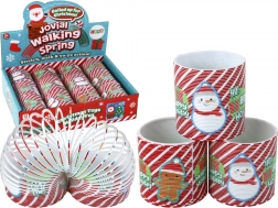 kultna crveno‑bijela opruga s blagdanskim motivom 6 cm