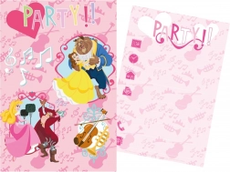 Set party pozivnica i omotnica DISNEY PRINCEZE 15 × 10 cm (5+5)