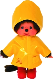 Monchhichi dječak u žutoj kabanici 20 cm