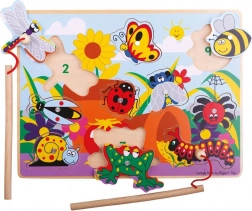 Bigjigs Toys Drvena igra hvatanja kukaca