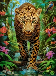 Puzzle Leopard u divljini od Castorlanda, 2000 dijelova