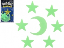 Svjetlucave dekoracije za zid Zvijezde i Mjesec