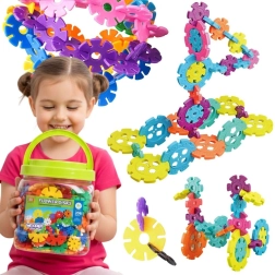 WOOPIE Hedgehog Waffle Building Blocks in a Tube, 206 Pieces