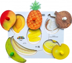 Just Jigsaws Ljuštenje i Rezanje Plodova 3 - Drvene Puzzle