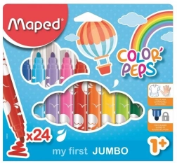Flomasteri MAPED Color'Peps Early Age Jumbo, 24 kom