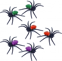 Dekorativni pauci sa šljokicama 3 boje