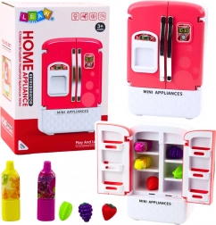 Dječja igračka hladnjak Ružičasta s voćem i sokovima