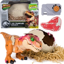 Interaktivni dinosaurus T‑Rex iz izlegnutog jajeta JURASSIC WORLD PRIMAL HATCH