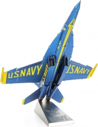METAL EARTH 3D puzzle F/A-18 Super Hornet - Blue Angels (ICONX)