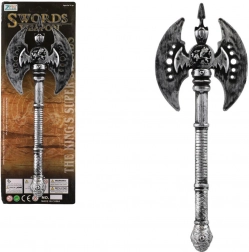 Starovjekna plastična sjekira 30 cm – srebrna