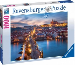 Puzzle Pogled na Prag Noću 1000 dijelova
