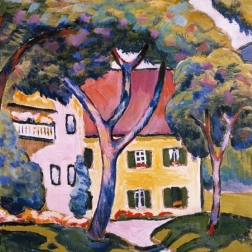 kvadratne puzzle q art: staudacherova kuća u tegernseeu – 66 dijelova