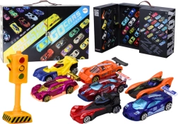 Trkaći autići u kovčežiću sa semaforima