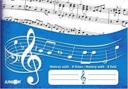 Music notebook junior 8 sheets
