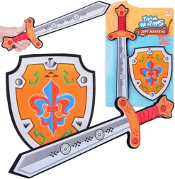 Pjenasti viteški set: mač i štit s ljiljanom