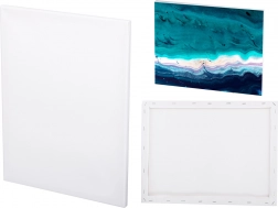 Slikarsko platno na okviru 40 × 50 cm, bijelo, prethodno grundirano