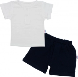 Dojenja mušelinska garnitura New Baby Summer Nature tamnoplava 56 (0–3 mj.)