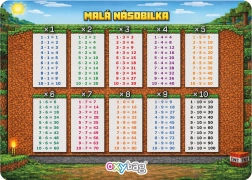 Educational card A4 – small multiplication table Playworld - 1 piece