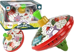 Tradicionalna metalna čigra s motivom Djeda Mraza