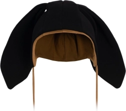 Dječja pamučna kapa s ušima New Baby Favorite crna 6–9 mjeseci