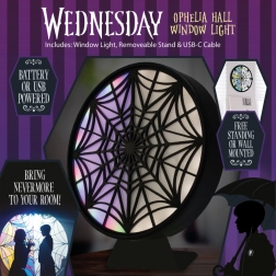 LED svjetlo prozor Wednesday