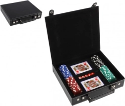 Poker set u kovčegu – 100 žetona, 2 špila karata i kocke