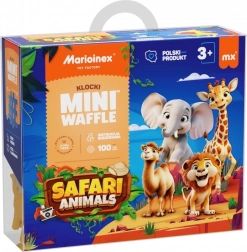 Konstruktor Mini Waffle - Safari Životinje 100 kom