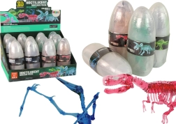 otvarajuće dinosaurove jaje s kristalnim figurama