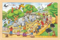 Drvene puzzle Posjet ZOO-u 24 dijelova