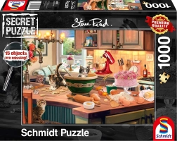 schmidt secret puzzle na kuhinjskom stolu 1000 dijelova