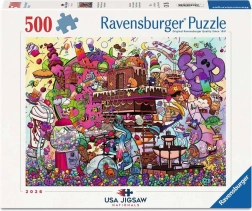 Ravensburger Puzzle USA Jigsaw Nationals: Slatko igralište (500 dijelova)
