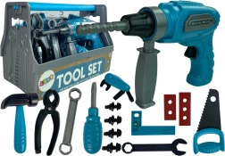 Set kutija s alatom Pila Bušilica Plava