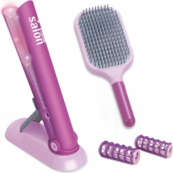 Dječje glačalo za kosu s kompletom dodataka 19 cm