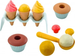 Pješčani set vafli za sladoled Cupcakes Žlica 13 elemenata