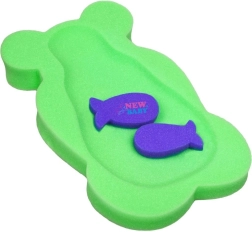 Foam baby bath support BASIC bear green