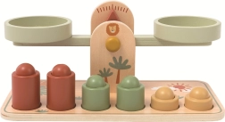 2Kids Toys drvena vaga s posudama i utezima