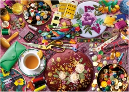 Puzzle Šivaći stol 2000 dijelova Educa