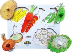 Just Jigsaws drvene slagalice Ljuštenje i Rezanje – 6 dijelova