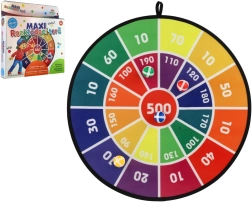 Maxi sklopiva meta na čičak 70 cm + 4 loptice