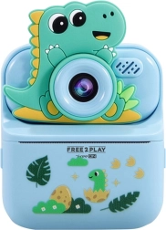 FREEON Free2Play dječji digitalni fotoaparat s trenutnim ispisom Dinosaur