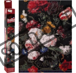 Dijamantno slikanje cvijeća 40 × 50 cm