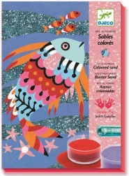 Slike od pijeska i šljokica: Dugine ribice